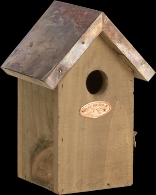 Nido Pajaros con Techo Cobre